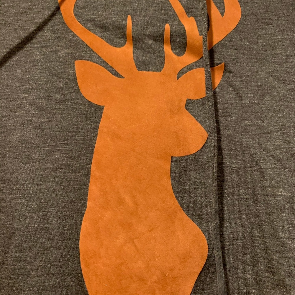 Deer Head Hooded Tunic Shirt